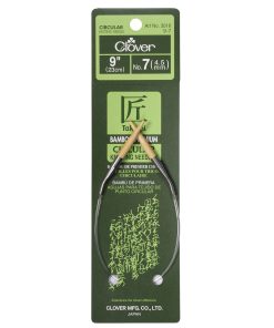 Clover 9 Bamboo Size 7 Circular Knitting Needle Set