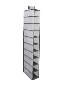 Simplify 47 Gray 10 Shelf Shoe Organizer