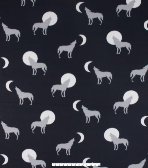 Wolves Blizzard Prints Fleece Fabric - Image 4