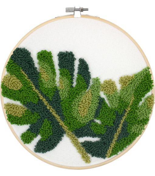 Dimensions 8 Leaves Punch Needle Kit