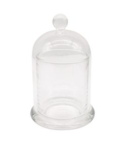 6 Glass Candle Holder With Dome Cover by Place   Time
