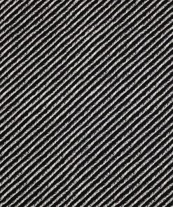 Black   White Diagonal Stripe Super Snuggle Flannel Fabric