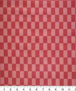 Dark   Light Red Racing Check Quilt Cotton Fabric by Quilter s Showcase