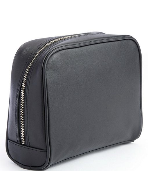 Leather Contemporary Toiletry Bag - Image 2