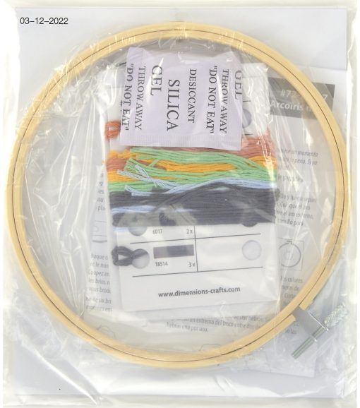 Dimensions Rainbow Embroidery Kit 6  Hoop - Image 2