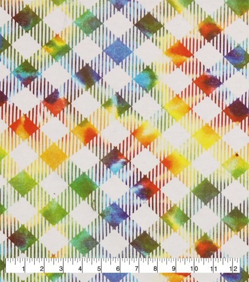 Super Snuggle Pride Plaid Flannel Fabric - Image 2