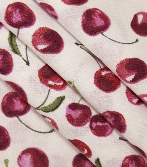 Tossed Cherries Novelty Cotton Fabric - Image 3