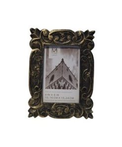4 x 6 Antique Gold Ornate Tabletop Picture Frame by Place   Time