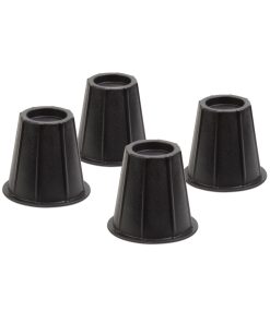 Honey Can Do Bed Risers Black 6