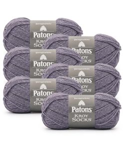 Patons Kroy Socks 166yds Superfine Wool Blend Yarn 6 Bundle