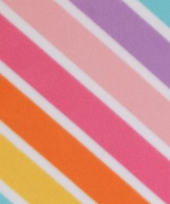 Bias Stripe Blizzard Fleece Fabric