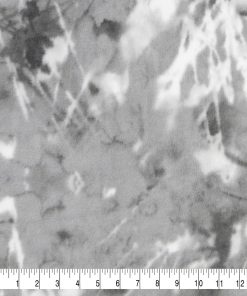 Gray Paint Splatter Anti Pill Fleece Fabric