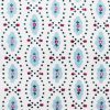 Blue Foulard Luxe Flannel Fabric
