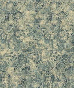 Surface Style 20.5  x 18  Denim Cumbrae Peel   Stick Wallpaper