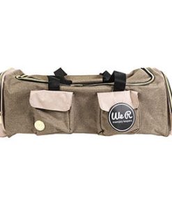 We R Memory Keepers 22.5 Taupe   Pink Crafter s Machine Tote