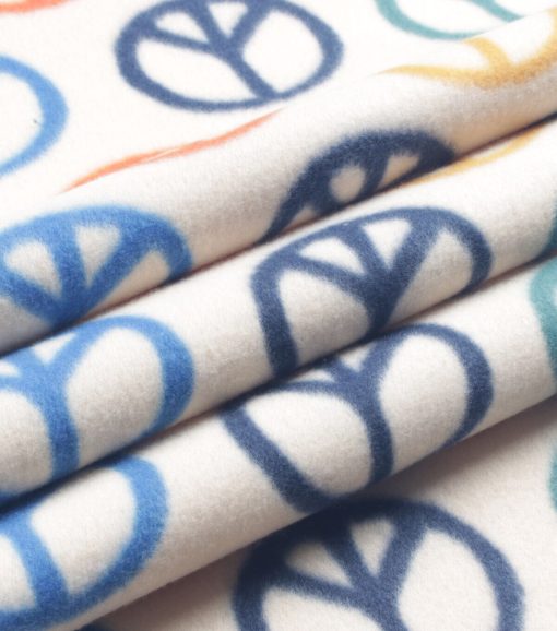 Earth Peace Blizzard Prints Fleece Fabric - Image 3