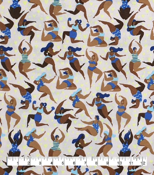 Bathing Beauties Super Snuggle Flannel Fabric - Image 2