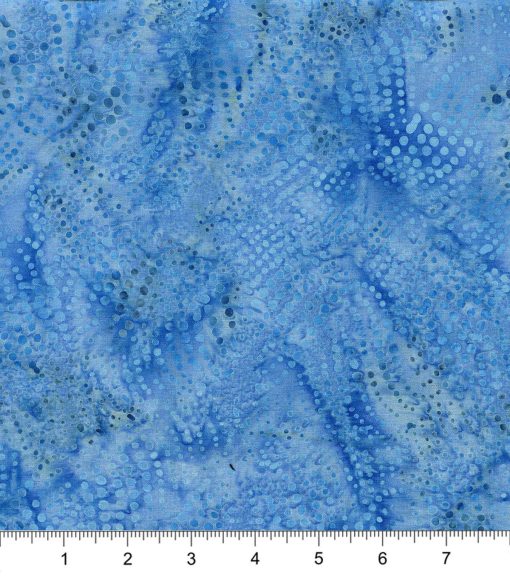 Blue Blenders Batik Cotton Fabric - Image 2