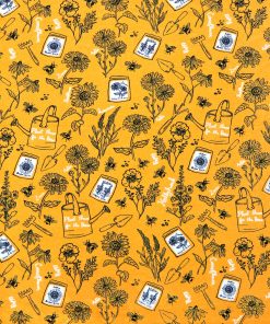 Plant These For The Bees Super Snuggle Flannel Fabric