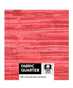 18 x 21 Red Textured Quilt Cotton Fabric Quarter by Keepsake Calico