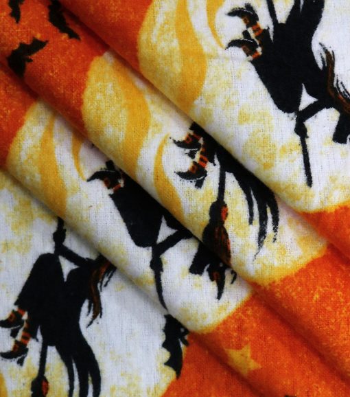 Witches   Moons Super Snuggle Flannel Fabric - Image 2