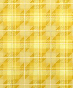 Yellow Block Plaid Super Snuggle Flannel Fabric