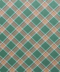 Red   Green Crisscross Plaid Super Snuggle Christmas Flannel Fabric