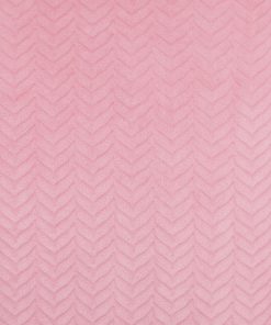 Arrow Dusty Pink Embossed Sew Lush Fleece Fabric