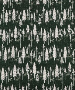 Forest on Green Super Snuggle Christmas Flannel Fabric