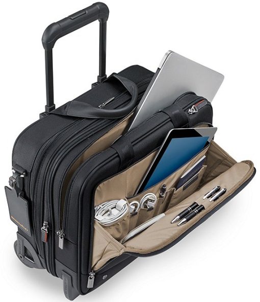 Work Medium 2-Wheel Briefcase - Image 2