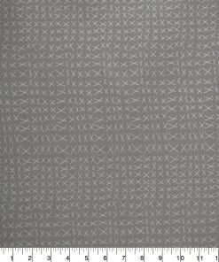 X Print on Gray Quilt Cotton Fabric by Quilter s Showcase