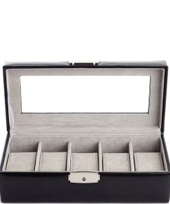 Aristo Leather Five Slot Watch Box