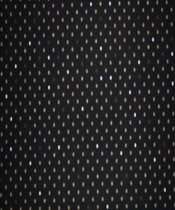 Dots on Black Quilt Cotton Fabric by Quilter s Showcase