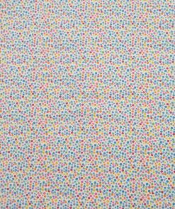 Multicolor Watercolor Dots Cotton Fabric by Keepsake Calico