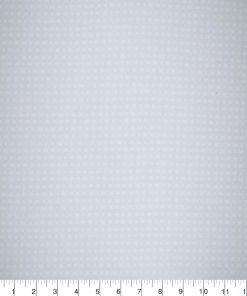 White Multi Sized Dots Quilt Cotton Fabric by Quilter s Showcase