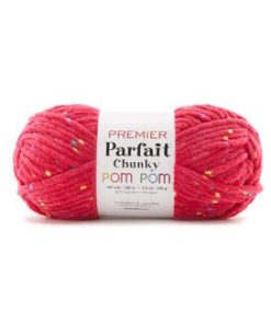 Premier Yarns Parfait Chunky Pom Pom 109yds Worsted Cotton Blend Yarn