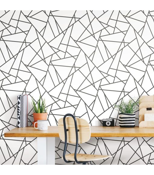 RoomMates Wallpaper Black Fracture - Image 3