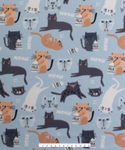 Cats Blizzard Fleece Fabric