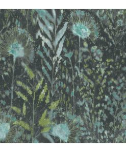 RoomMates 20.5 x 16.5  Green Dandelion Peel   Stick Wallpaper