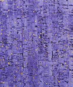 Purple Cork Print Quilt Metallic Cotton Fabric by Keepsake Calico