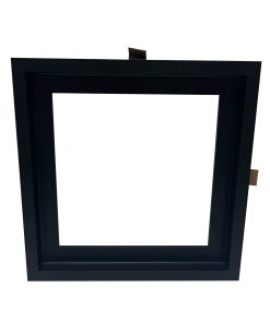 10 x 10 Black Canvas Float Frame by Place   Time