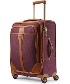 Luxe II Collection Softside Carry-On Expandable Spinner Suitcase