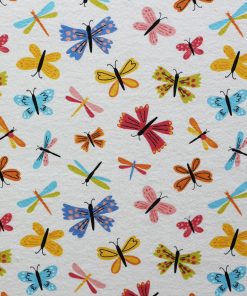 Multi Color Insects Super Snuggle Flannel Fabric By POP!