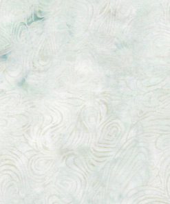 Swirls on Whip Cream Batik Cotton Fabric