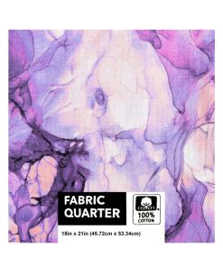 18 x 21 Purple Dye Quilt Cotton Fabric Quarter by Keepsake Calico