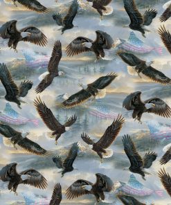 David Textiles Flags   The Wings Novelty Cotton Fabric