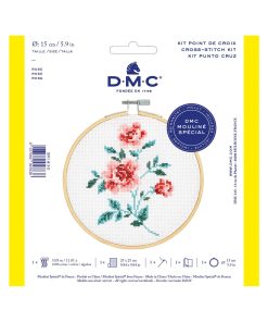 DMC 6 Rose Counted Cross Stitch Kit