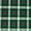 Green Plaid Anti Pill Fleece Fabric
