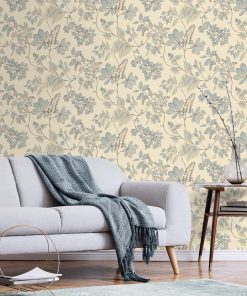 Surface Style 20.5  x 18  Cloud Arboretum Botanical Peel   Stick Wallpaper