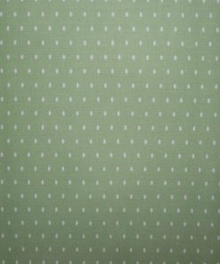 White Pin Dots on Light Green Quilt Cotton Fabric by Quilter s Showcase